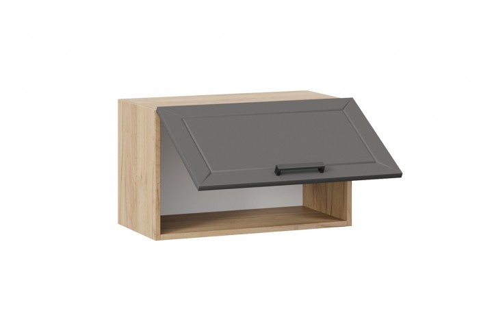 Кухонный гарнитур «Лорас» длиной 240 (180) см Дуб Крафт золотой, Холст Вулкан