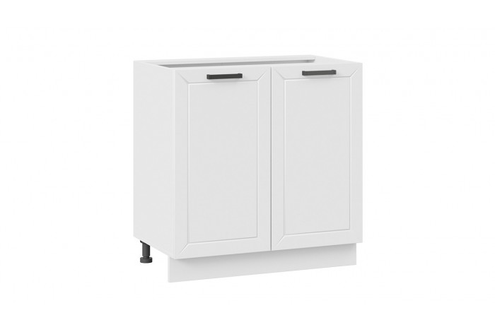 Кухонный гарнитур «Лорас» длиной 200 см Белый, Холст Белый