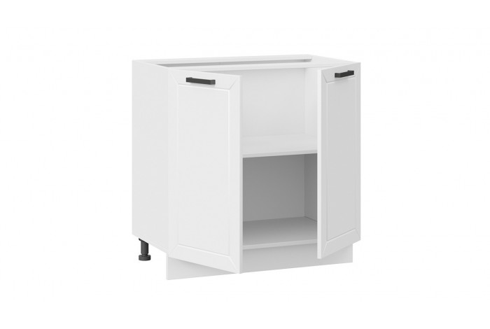 Кухонный гарнитур «Лорас» длиной 200 см Белый, Холст Белый