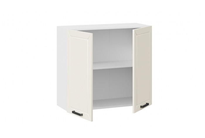 Кухонный гарнитур «Лорас» длиной 200 см Белый, Холст брюле, Холст латте