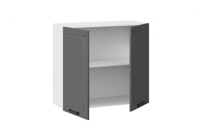 Кухонный гарнитур «Лорас» длиной 200 см Белый, Холст Вулкан