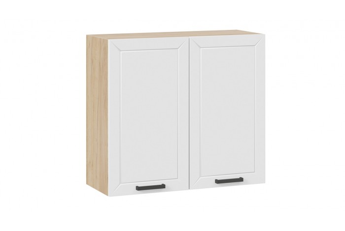 Кухонный гарнитур «Лорас» длиной 180 см Дуб Крафт золотой, Холст Белый