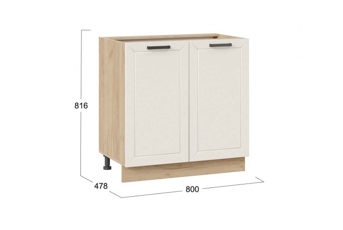 Кухонный гарнитур «Лорас» длиной 180 см Дуб Крафт золотой, Холст брюле