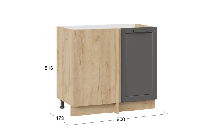 Кухонный гарнитур «Лорас» №2 Дуб Крафт золотой, Холст Белый, Холст Вулкан