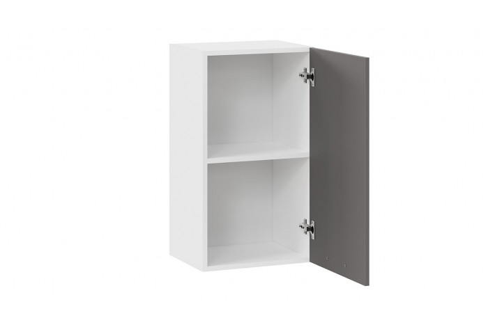 Кухонный гарнитур «Тиана» длиной 100 см Белый, Асфальт супермат