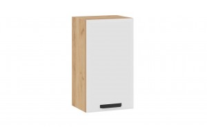 Кухонный гарнитур Тиана длиной 180 см Дуб Крафт золотой, Белый супермат