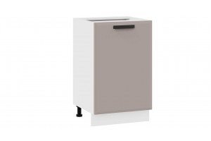 Кухонный гарнитур Тиана длиной 150 см Белый, Белый супермат, Мокко супермат