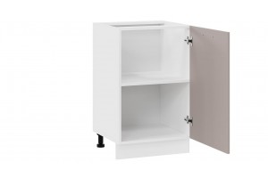 Кухонный гарнитур Тиана длиной 150 см Белый, Белый супермат, Мокко супермат