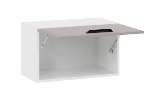 Кухонный гарнитур Тиана длиной 240 (180) см Белый, Мокко супермат