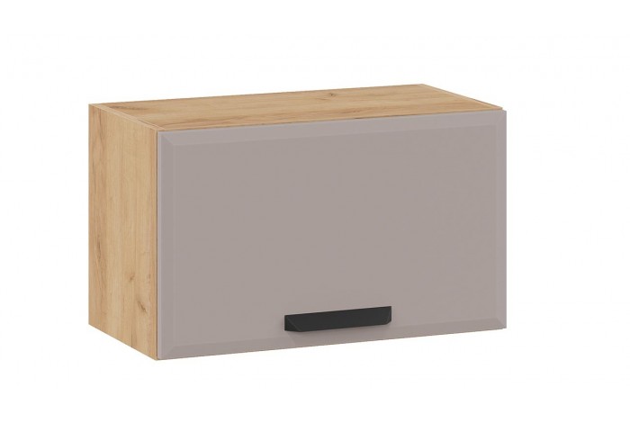 Кухонный гарнитур «Тиана» длиной 200 см со шкафом НБ Дуб Крафт золотой, Мокко супермат