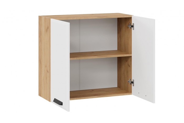 Кухонный гарнитур «Тиана» длиной 180 см Дуб Крафт золотой, Белый супермат, Мокко супермат