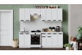 Кухонный гарнитур «Тиана» длиной 240 (180) см Белый, Белый супермат