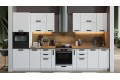 Кухонный гарнитур «Тиана» №1 350 см Белый, Белый супермат
