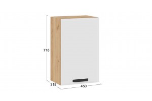 Кухонный гарнитур Тиана №10 Дуб Крафт золотой, Белый супермат, Мокко супермат