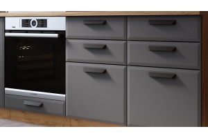 Кухонный гарнитур Тиана №4 320 см Дуб Крафт золотой, Асфальт супермат