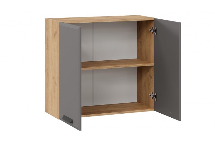 Кухонный гарнитур «Тиана» №4 320 см Дуб Крафт золотой, Асфальт супермат