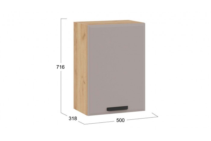 Кухонный гарнитур «Тиана» №6 320 см Дуб Крафт золотой, Мокко супермат