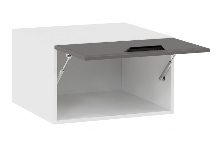 Кухонный гарнитур «Тиана» №7 Белый, Белый супермат, Асфальт супермат