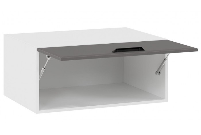 Кухонный гарнитур «Тиана» №7 Белый, Белый супермат, Асфальт супермат