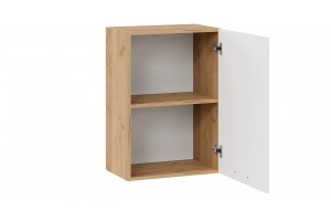 Кухонный гарнитур Тиана №8 Дуб Крафт золотой, Белый супермат, Асфальт супермат