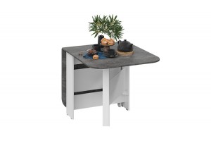 Стол-книжка Т1 Белый, Ателье темный