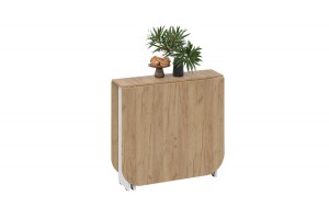 Стол-книжка Т1 Белый, Дуб Крафт золотой