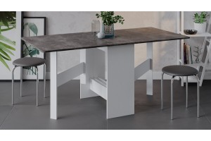 Стол-книжка Тип 2 Белый, Ателье темный