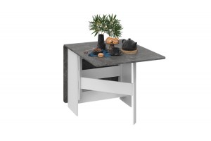 Стол-книжка Тип 2 Белый, Ателье темный