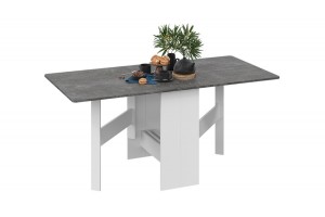 Стол-книжка Тип 2 Белый, Ателье темный