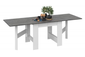 Стол-книжка Тип 2 Белый, Ателье темный