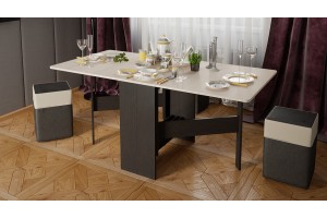 Стол-книжка Тип 2 Венге Цаво, Дуб Белфорт