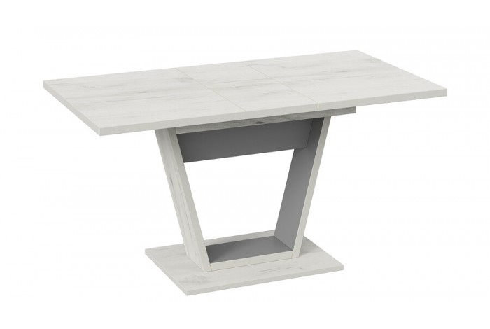 Стол обеденный «Гавана» Тип 1 Дуб Крафт белый, Серый графит