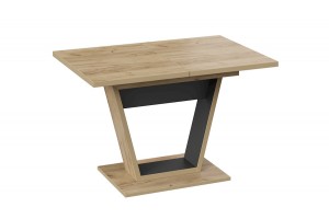 Стол обеденный Гавана Тип 1 Дуб Крафт золотой, Черный