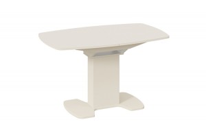 Стол обеденный Портофино (1300) Бежевое, Стекло бежевое матовое LUX