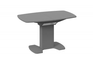 Стол обеденный Портофино (1300) Серое, Стекло серое матовое LUX