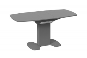 Стол обеденный Портофино (1300) Серое, Стекло серое матовое LUX