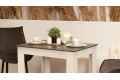 Стол обеденный «Промо» тип 1 - 011.000.000 Белый, Ателье темный
