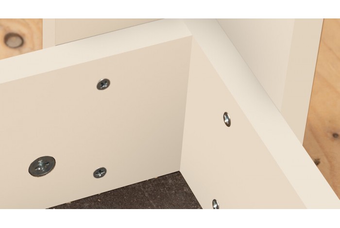 Стол обеденный «Промо» тип 1 - 011.000.000 Белый, Ателье темный