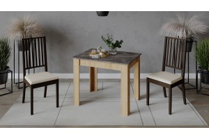 Стол обеденный Промо Тип 1 Дуб Крафт золотой, Ателье темное