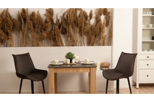 Стол обеденный Промо Тип 1 Дуб Крафт золотой, Ателье темное