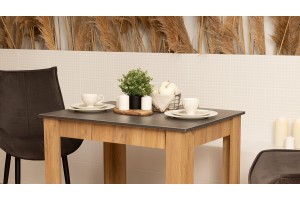 Стол обеденный Промо Тип 1 Дуб Крафт золотой, Ателье темное