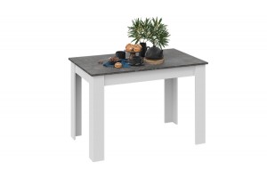 Стол обеденный Промо Тип 2 Белый, Ателье темный