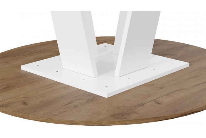 Стол обеденный «Райнер» Тип 1 Белый, Дуб Крафт золотой