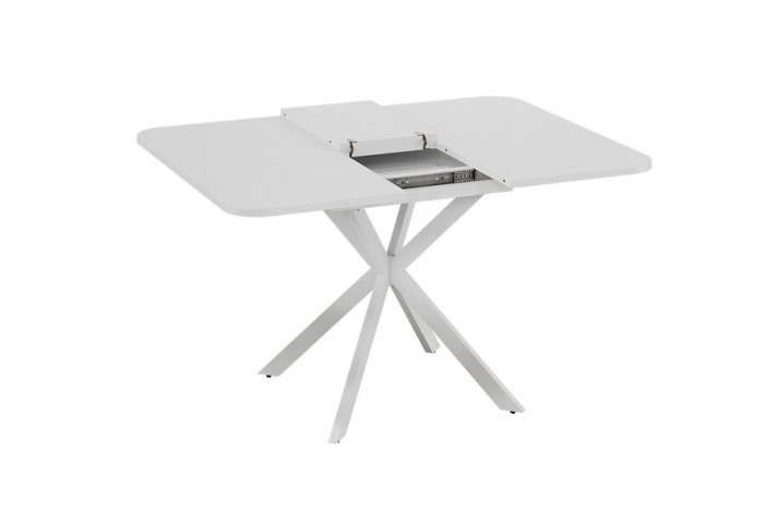 Стол обеденный раздвижной «Лиссабон» Тип 1 Белый муар, Белый