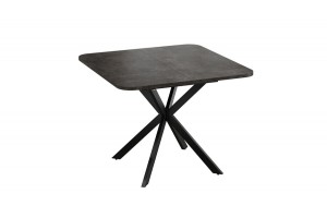 Стол обеденный раздвижной Лиссабон Тип 1 Черный муар, Ателье темный