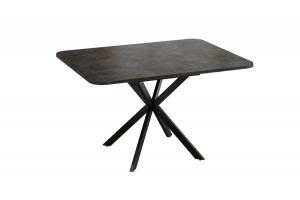 Стол обеденный раздвижной Лиссабон Тип 1 Черный муар, Ателье темный