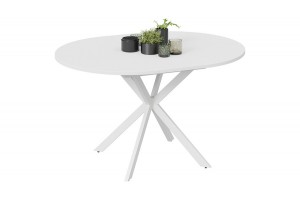 Стол обеденный раздвижной Мэдисон Тип 1 Белый муар, Белый