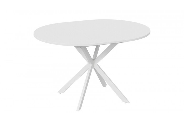 Стол обеденный раздвижной «Мэдисон» Тип 1 Белый муар, Белый