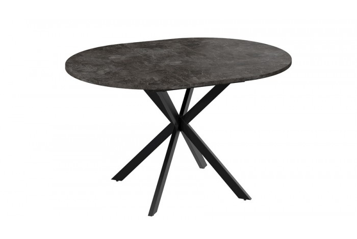 Стол обеденный раздвижной «Мэдисон» Тип 1 Черный муар, Ателье темный