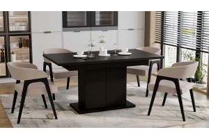 Стол раздвижной Детройт Тип 1 Черный